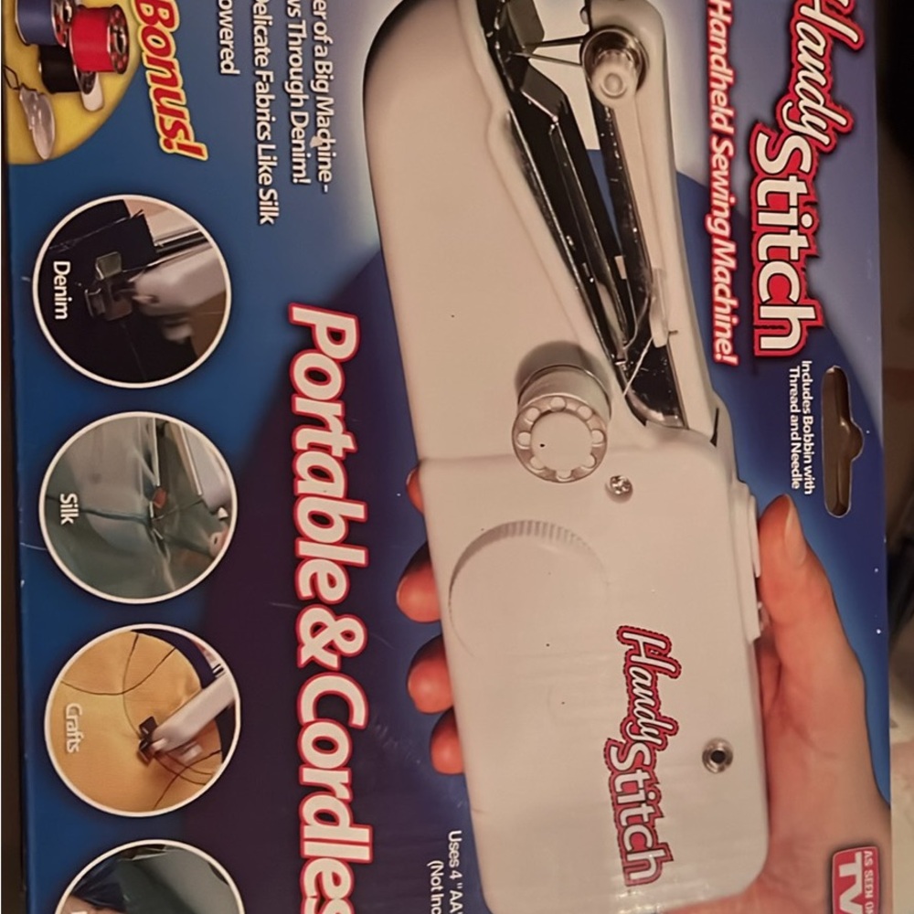 Handy Stitch Portable Cordless Sewing Machine